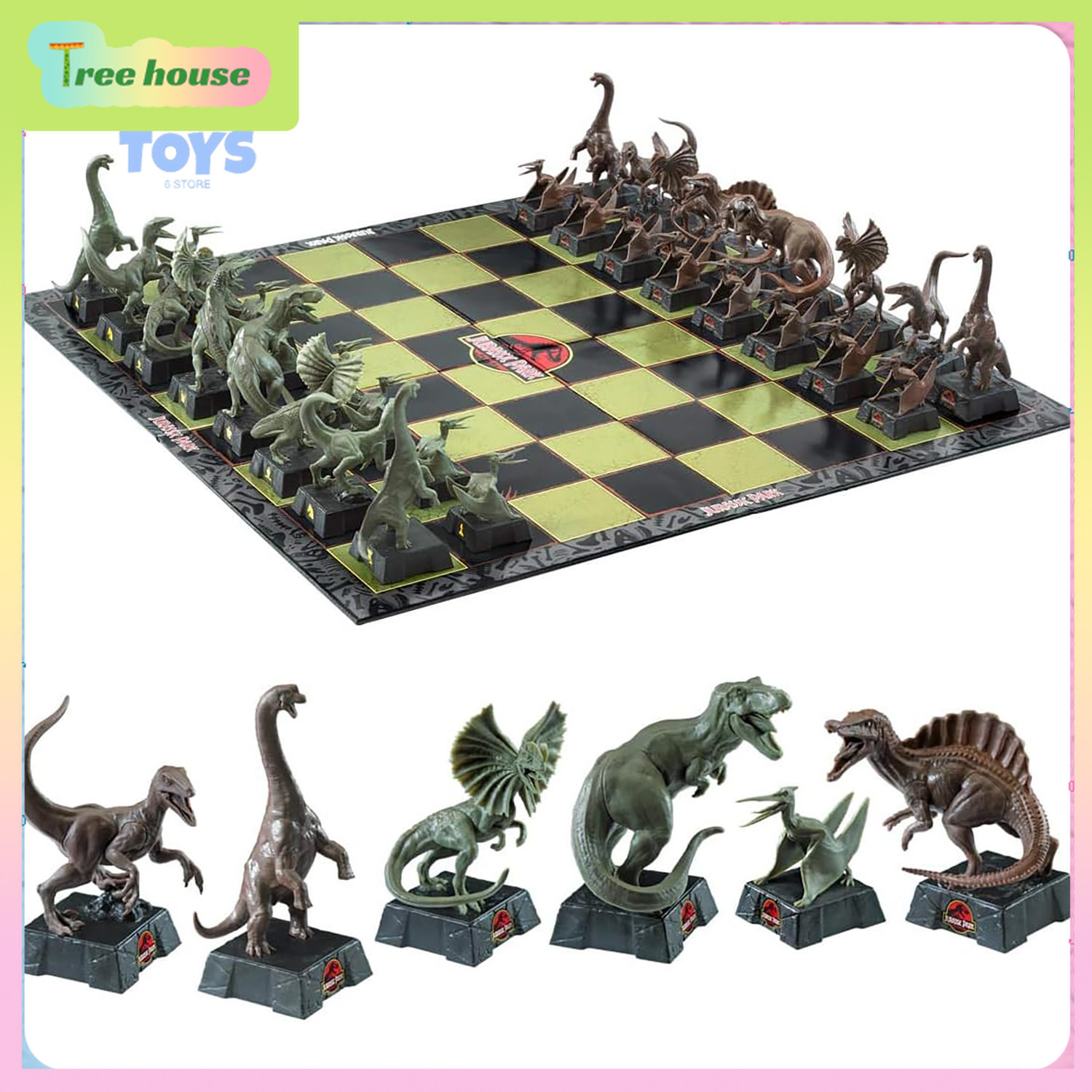 Kids Toys Hong Kong - Original Jurassic Park International Chess Board