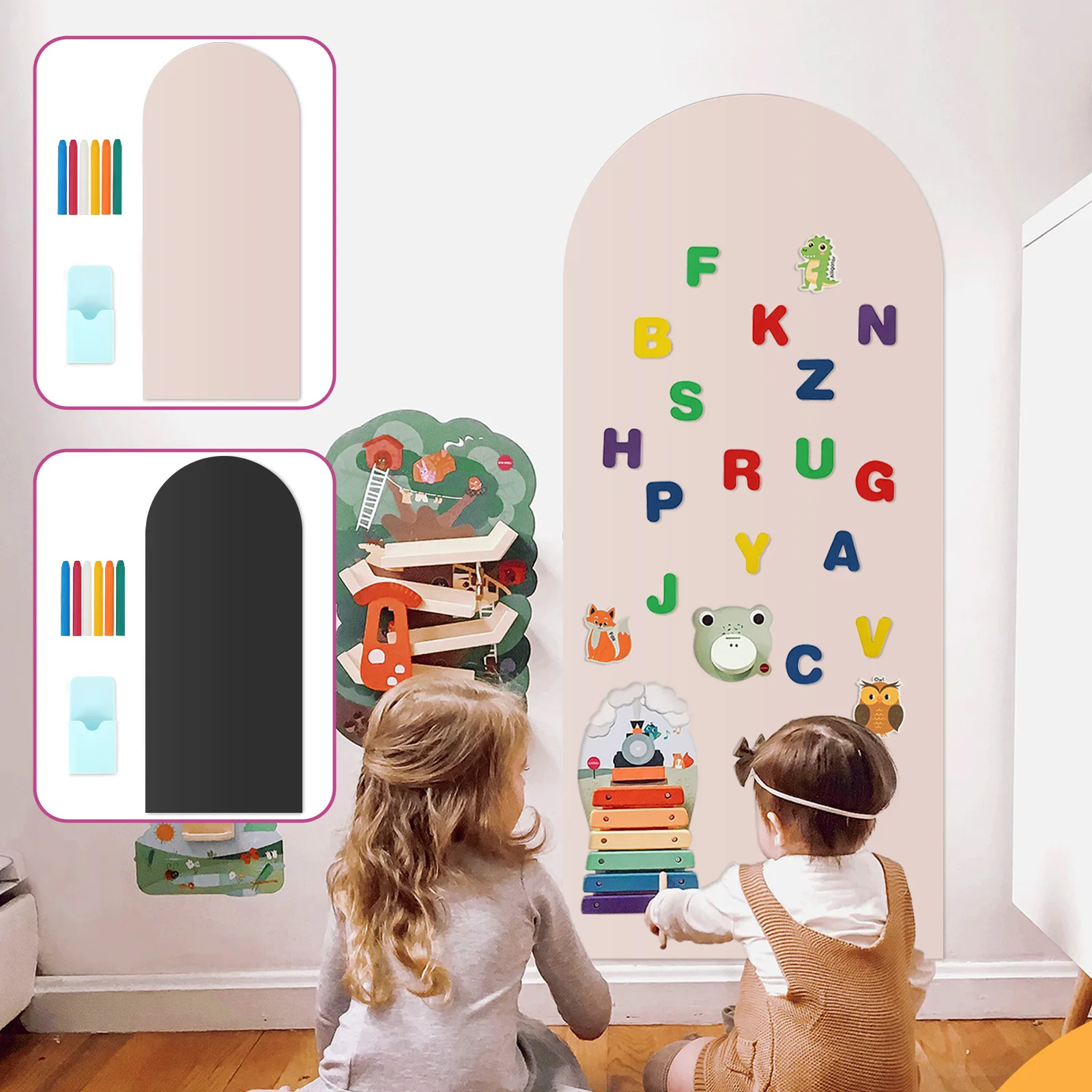 Magnetic Drawing Board - Arch Magnetic Wall Decal 40