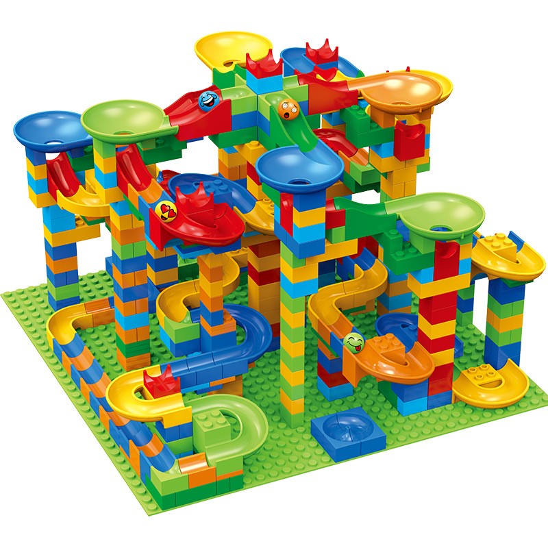 Marble Run Set - 84-504PCS Marble Race Run Blocks Maze