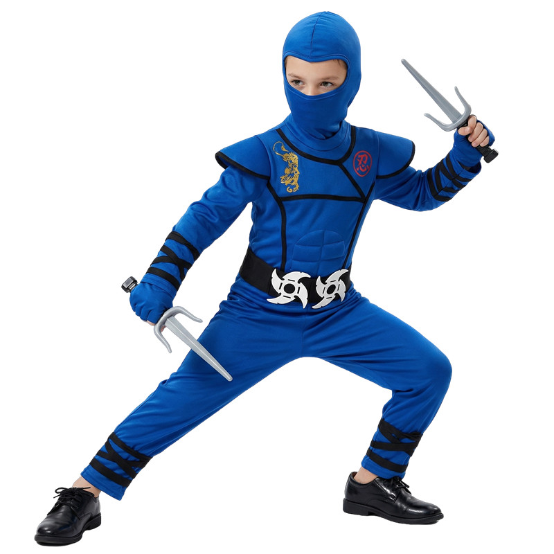 Black and Blue Ninja Costume f - огляд і ціна Kids Toys Set