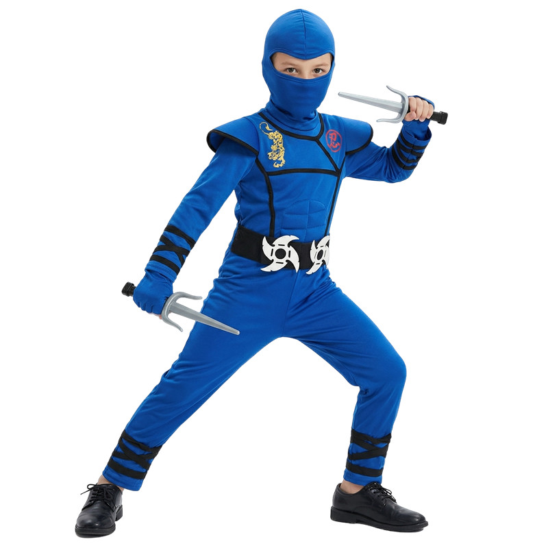 Black and Blue Ninja Costume f - огляд і ціна Kids Toys Set