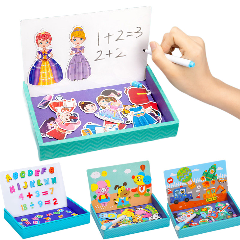 Multifunction Animal Puzzle Pa - огляд і ціна Magnetic Drawing Board