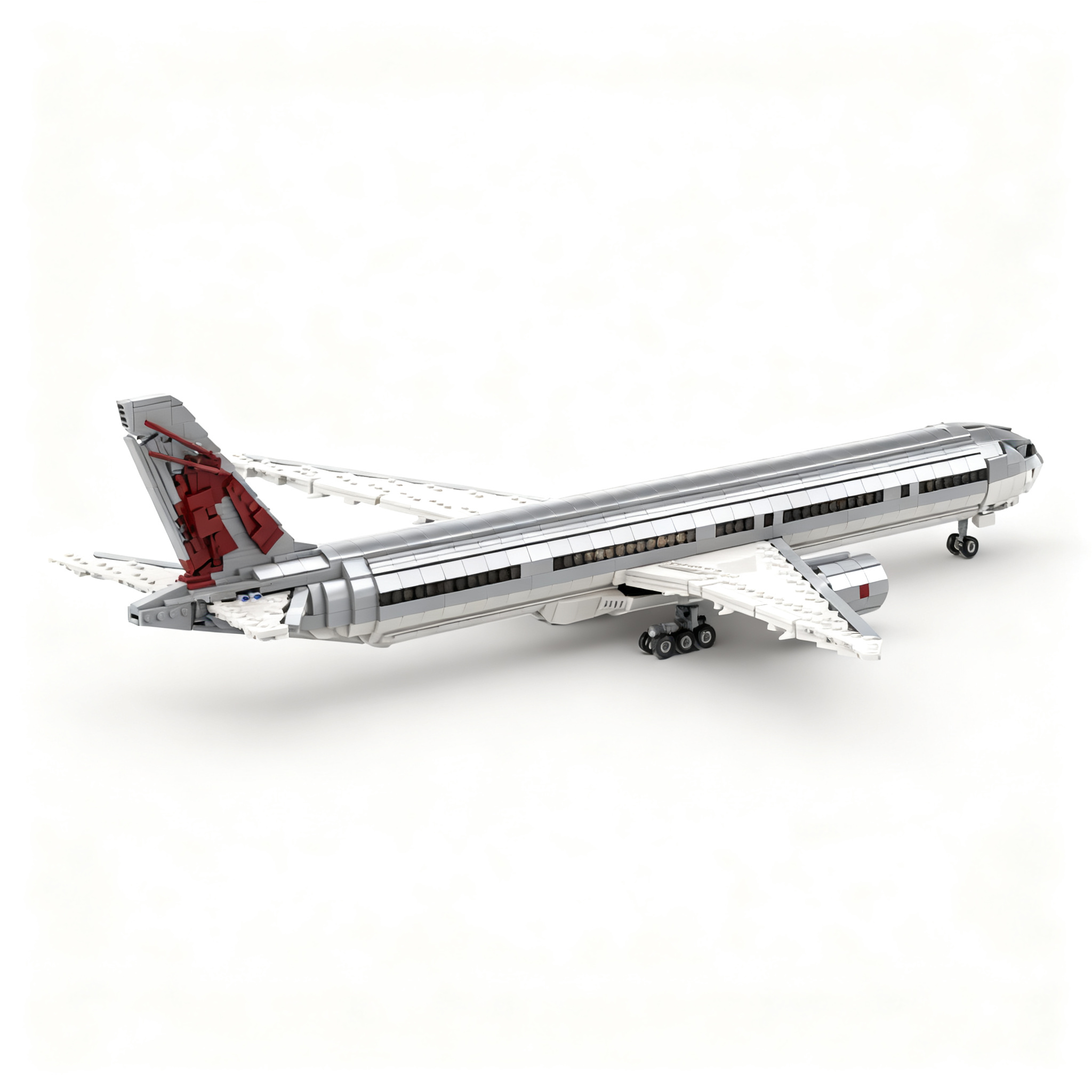 2171pcs MOC Boeing 300ER Qatar - огляд і ціна Kids Toys Qatar