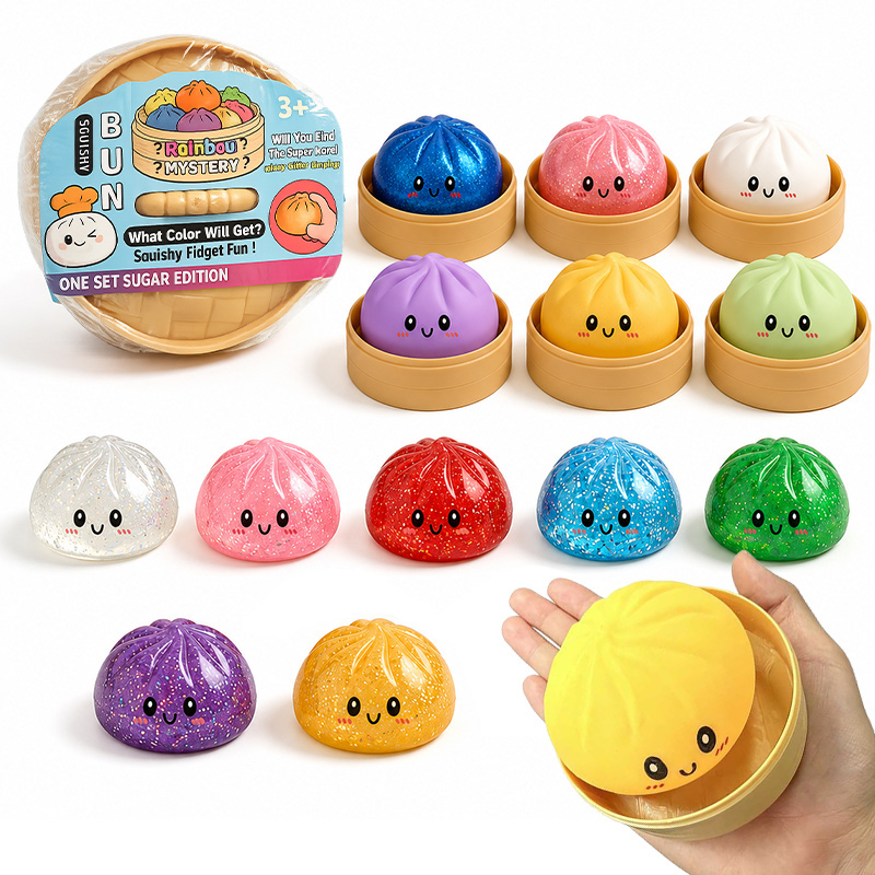 Glitter Dumpling Squishy Toy J - огляд і ціна Kids Toys Basket