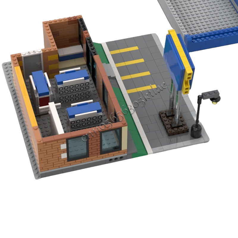 717PCS MOC City Street Views M - огляд і ціна Kids Toys Rental