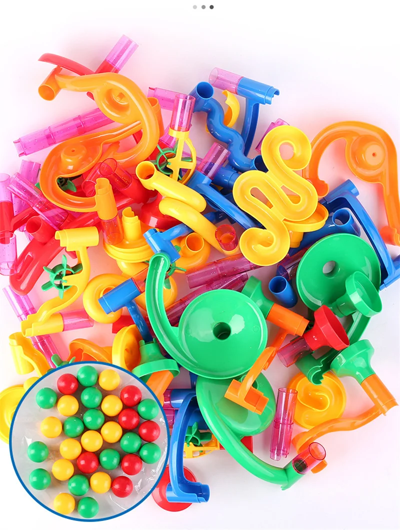 50-142PCS 3D Maze Ball Roll To - огляд і ціна Marble Run Set