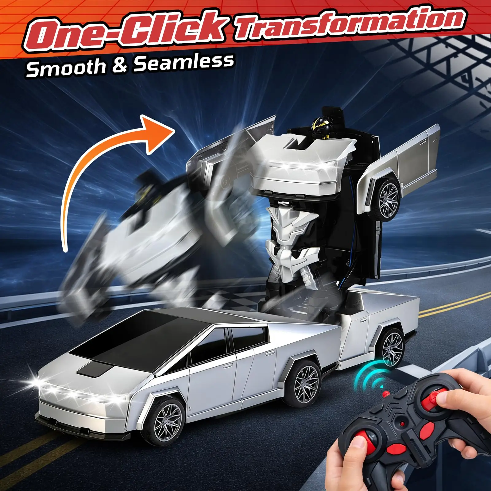 2.4GHz RC Transforming Robot C - огляд і ціна Kids Xbox Toys