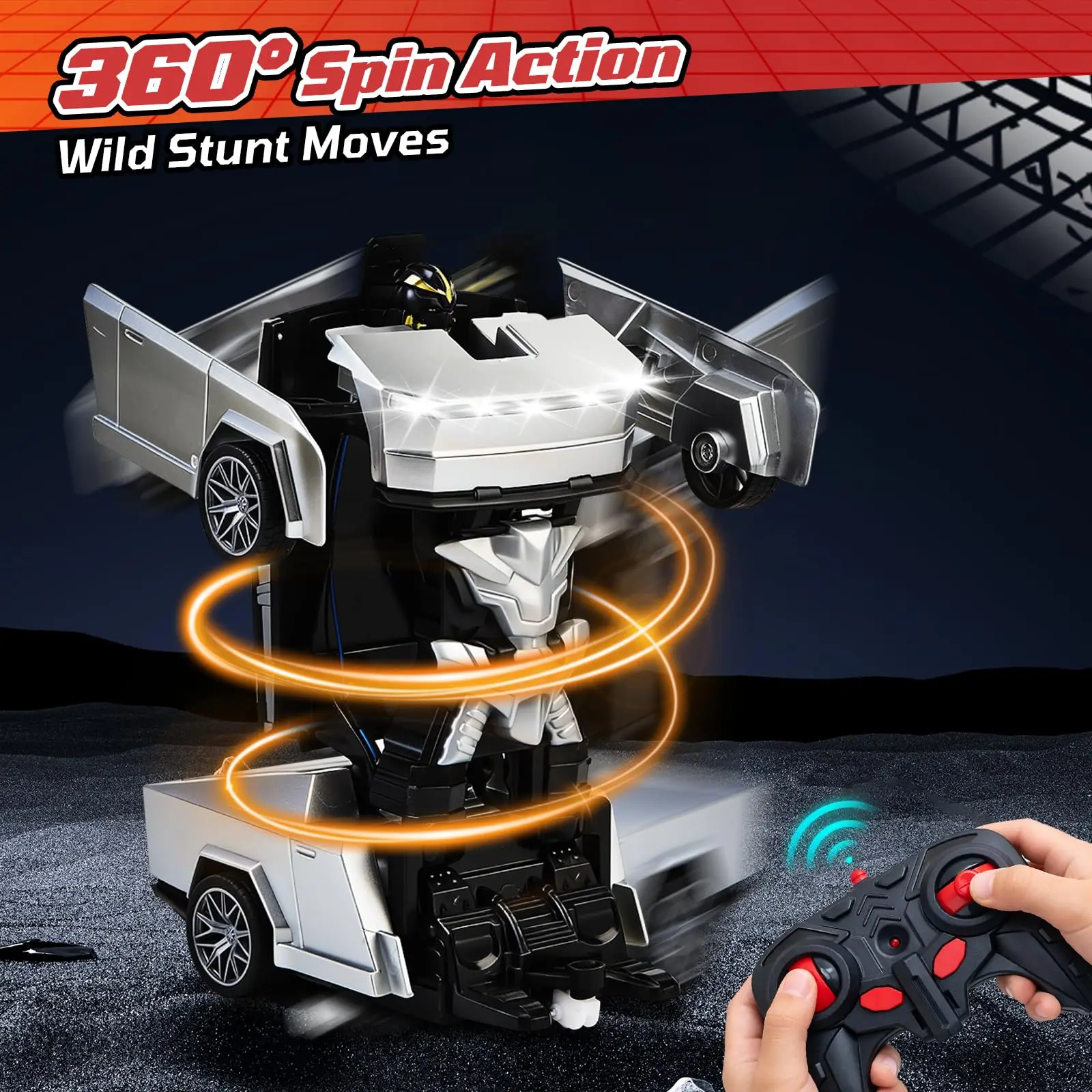 2.4GHz RC Transforming Robot C - огляд і ціна Kids Xbox Toys