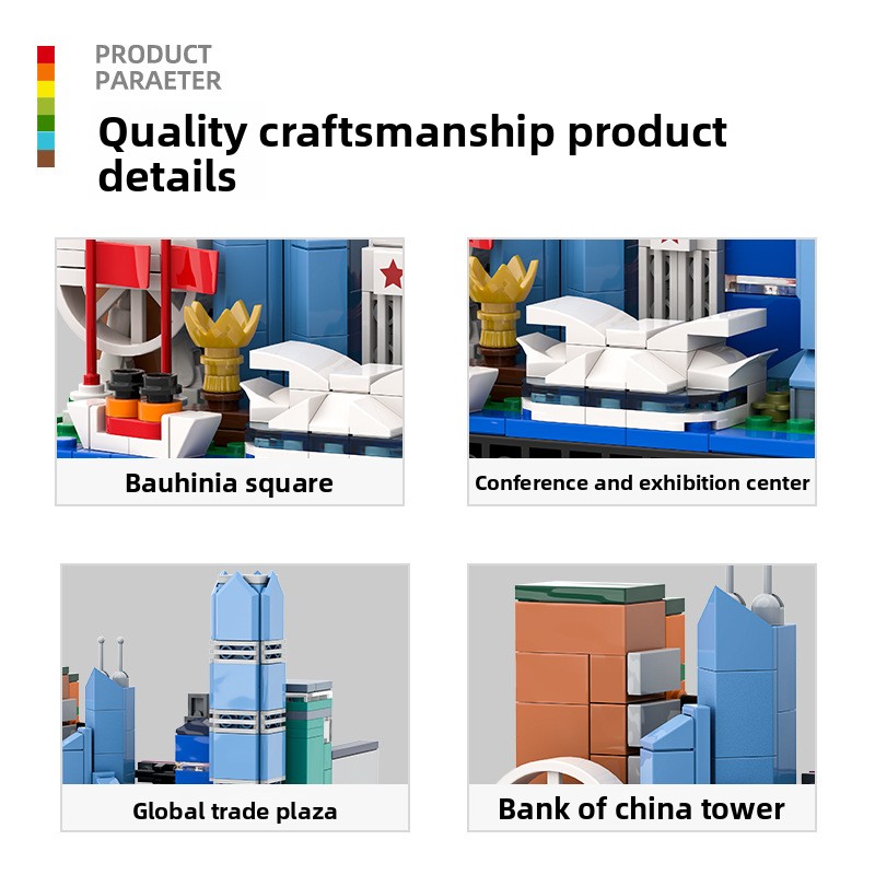 Hong Kong City Micro Block Set - огляд і ціна Kids Toys Hong Kong