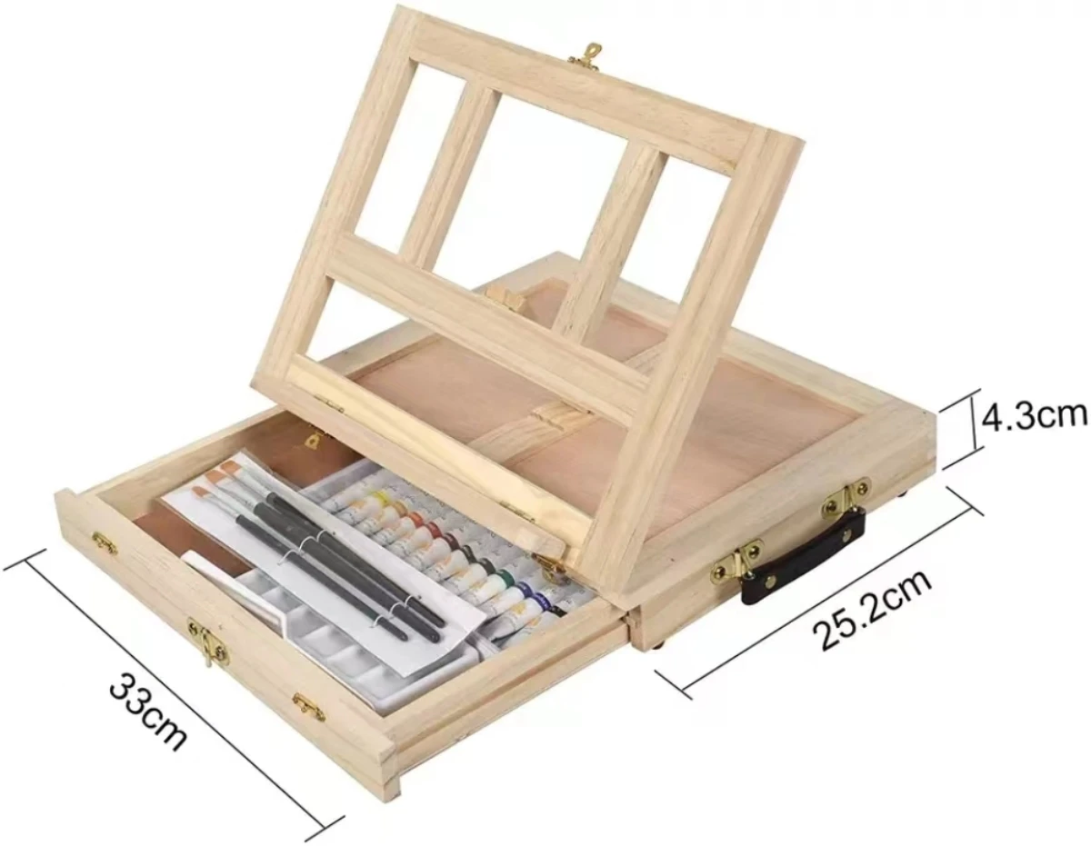 Portable Wooden Table Easel fo - огляд і ціна Kids Art Easel