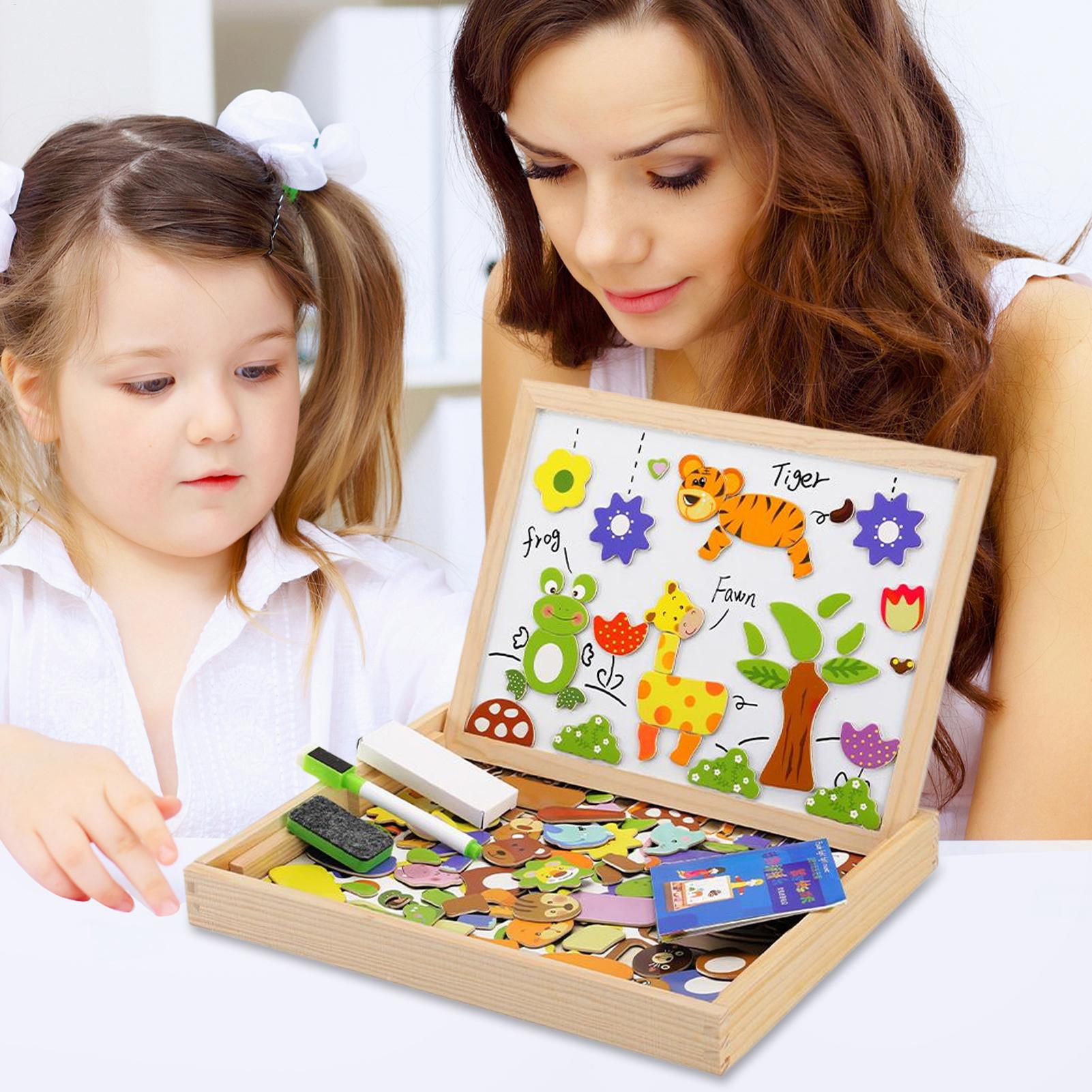 Kids Magnetic Board Wooden Kid - огляд і ціна Magnetic Drawing Board