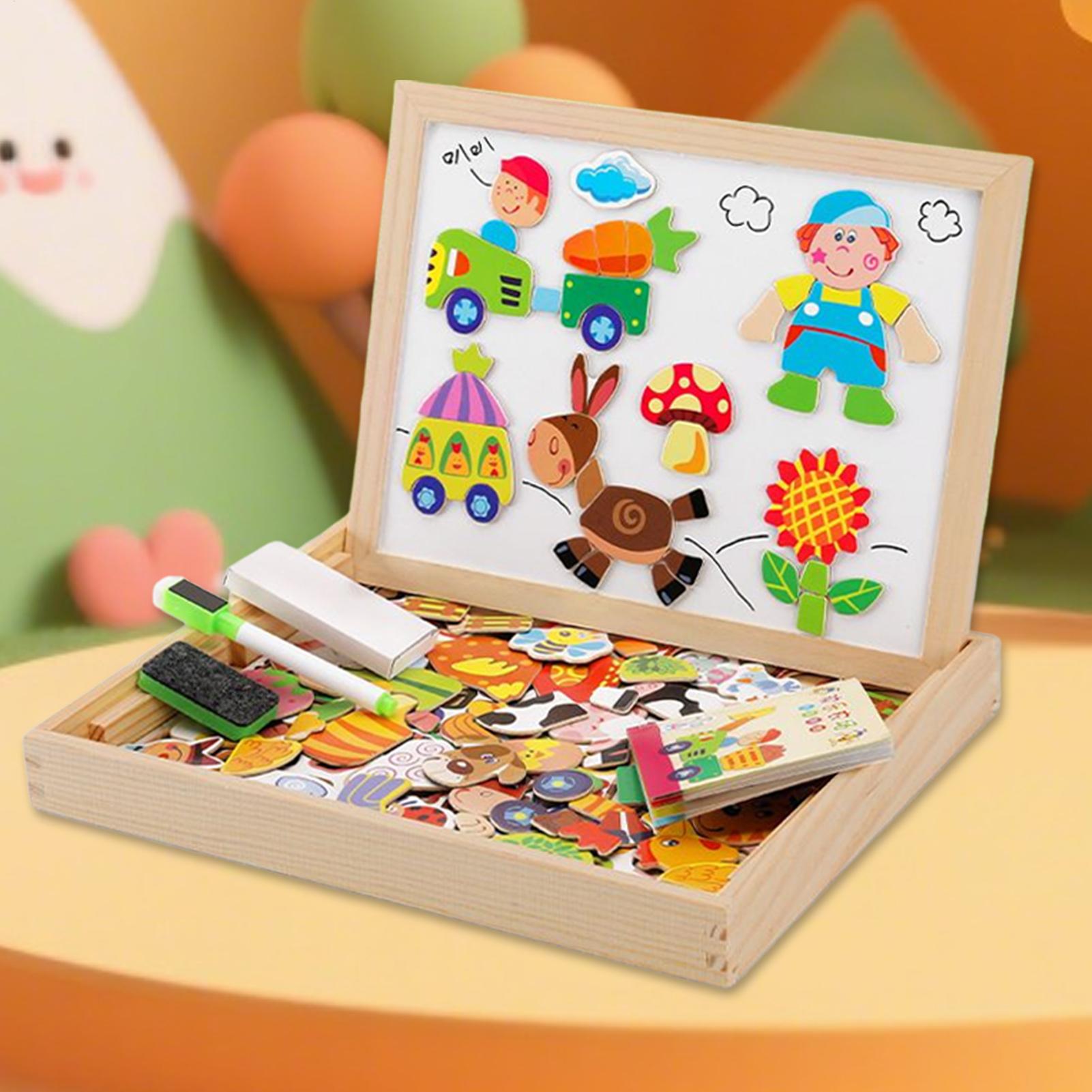 Kids Magnetic Board Wooden Kid - огляд і ціна Magnetic Drawing Board
