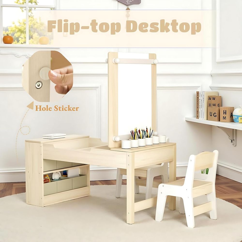 Kids Art Table and Chairs Set, - огляд і ціна Kids Art Easel