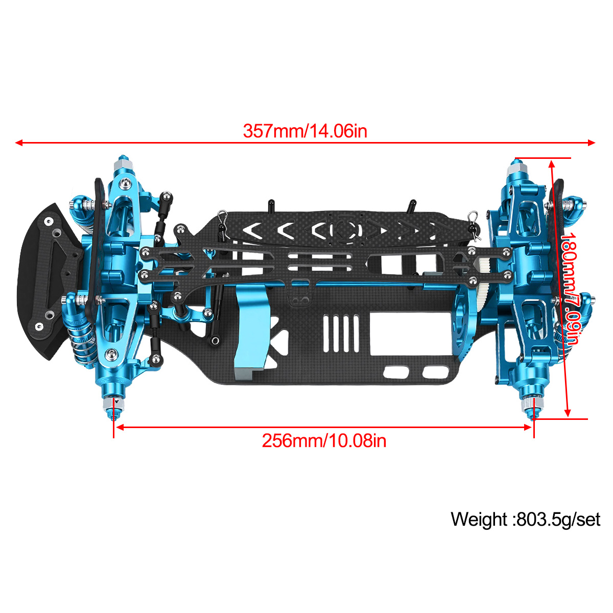 Aluminum & Carbon Fiber Frame  - огляд і ціна Tamiya Model Rc Car