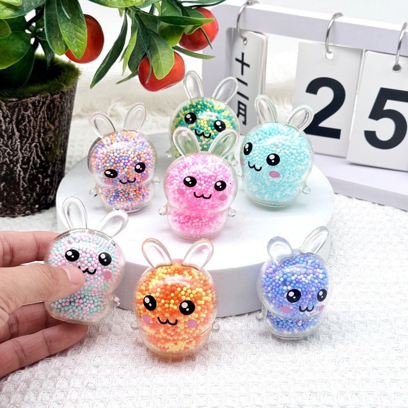 3PCS Squishy Bunny Stress Ball - огляд і ціна Kids Toys Basket