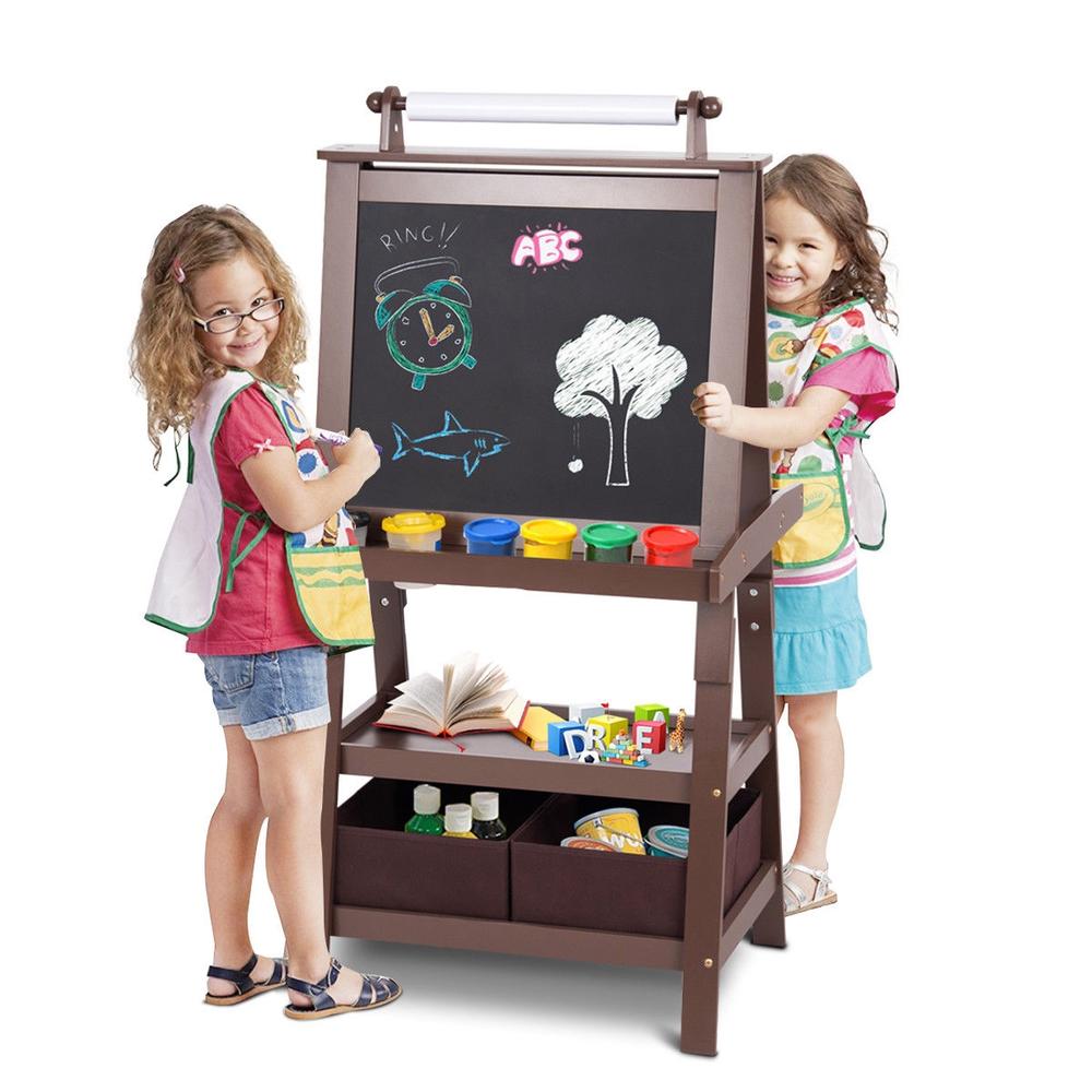 Kids Standing Art Easel With 2 - огляд і ціна Kids Art Easel