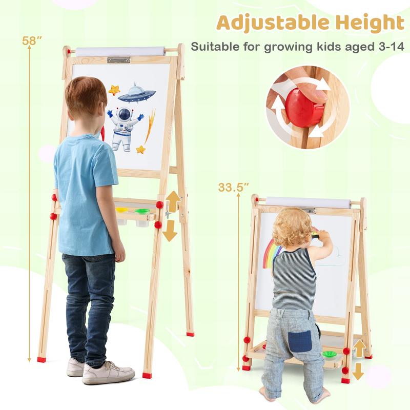 3-in-1 Double-Sided Folding Wo - огляд і ціна Kids Art Easel
