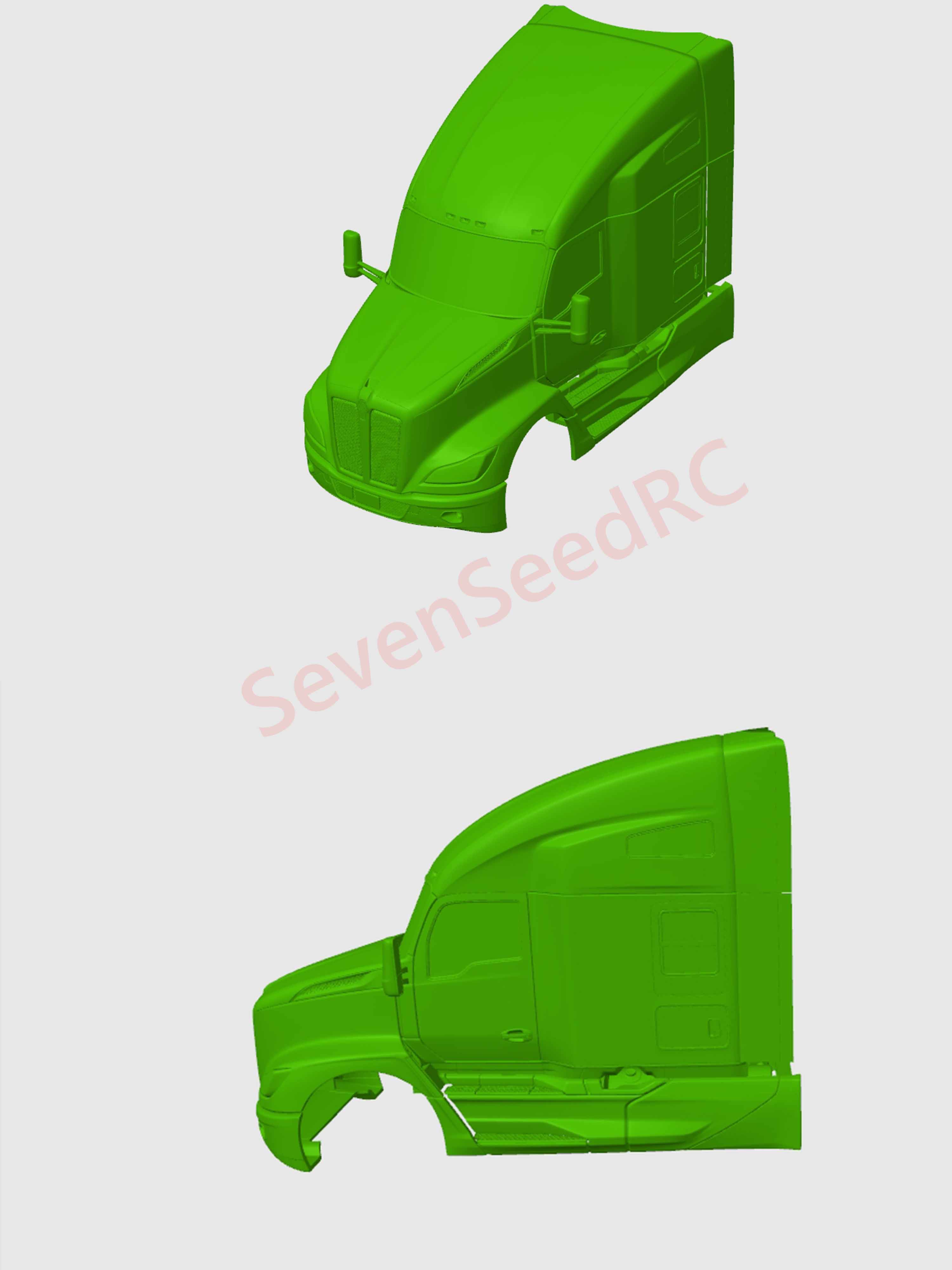 3d Printed Truck KENWORTH T680 - огляд і ціна Tamiya Model Rc Car