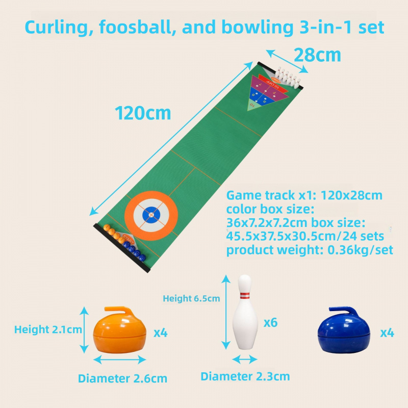 Curling Tabletop Game Set, Min - огляд і ціна Kids Toys Set