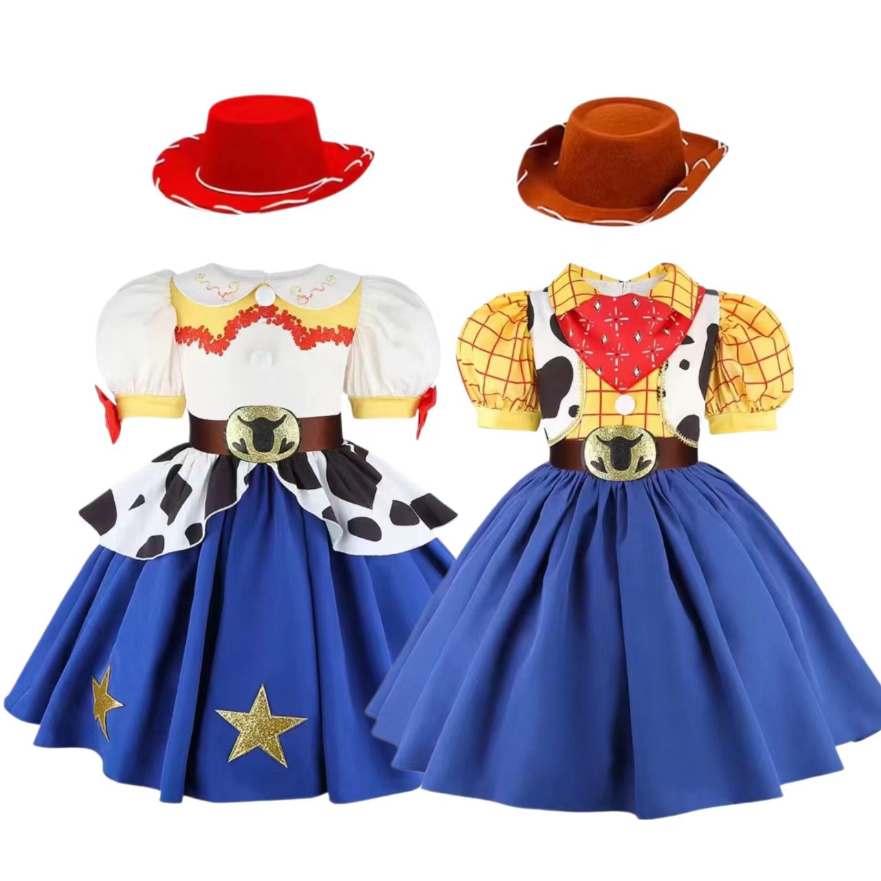 2026 New Girls Cow Spot Dress  - огляд і ціна Kids Toys Set