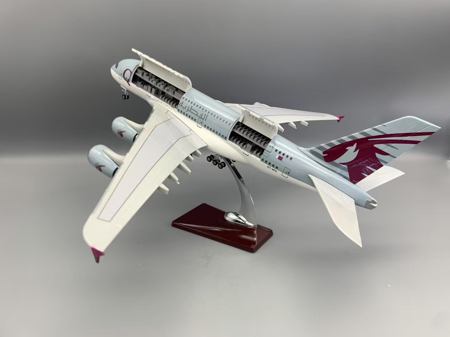 NEW A380 Qatar Airways Model P - огляд і ціна Kids Toys Qatar