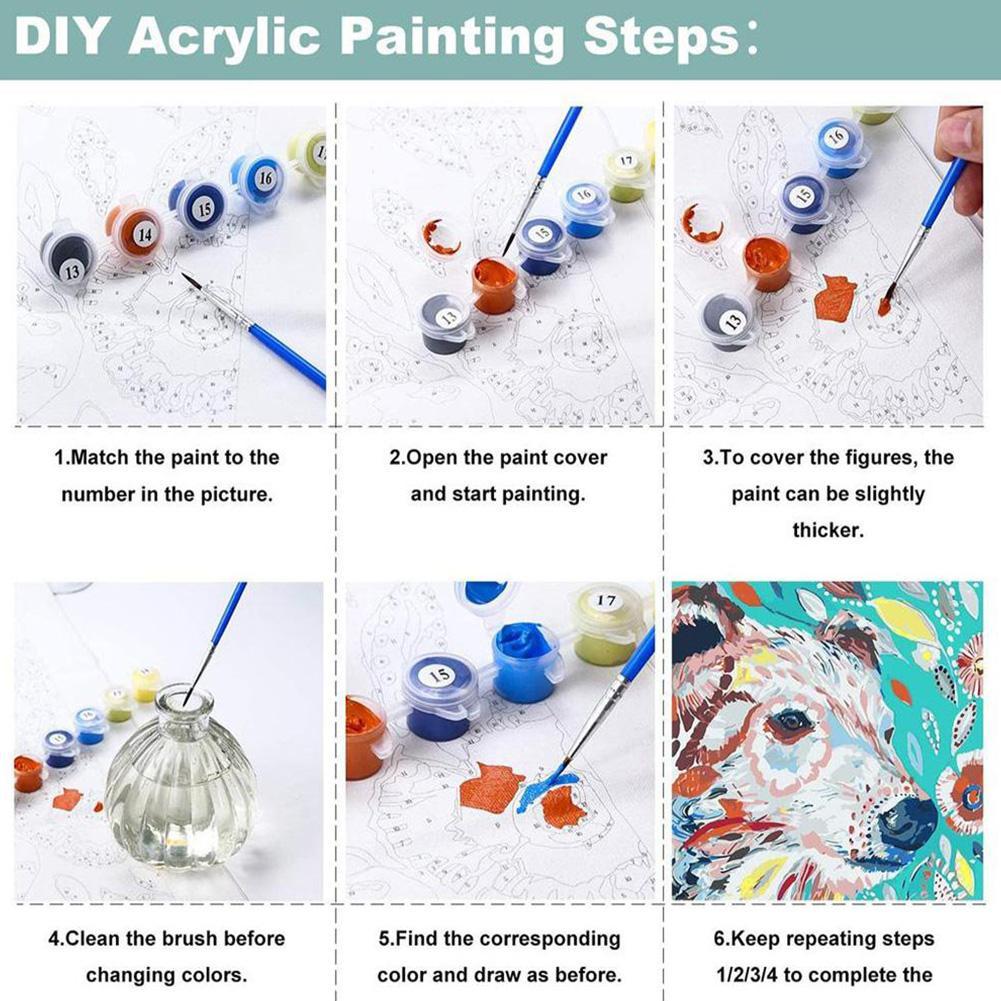 DIY Paint by Numbers Kit for A - огляд і ціна Kids Art Easel